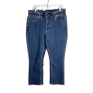 Vigoss‎ Elastic Waist Crop Jeans Size 14 Classic Casual Everyday